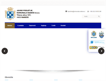Tablet Screenshot of komunala-radece.si